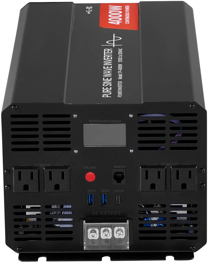 VEVOR 4000W galios keitiklis automobiliams ir RV