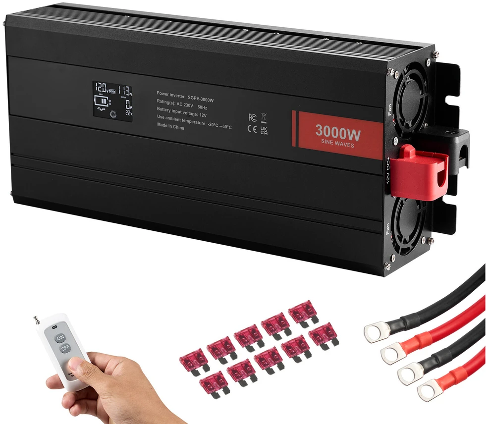 VEVOR Grynos sinusinės bangos inverteris 3000W