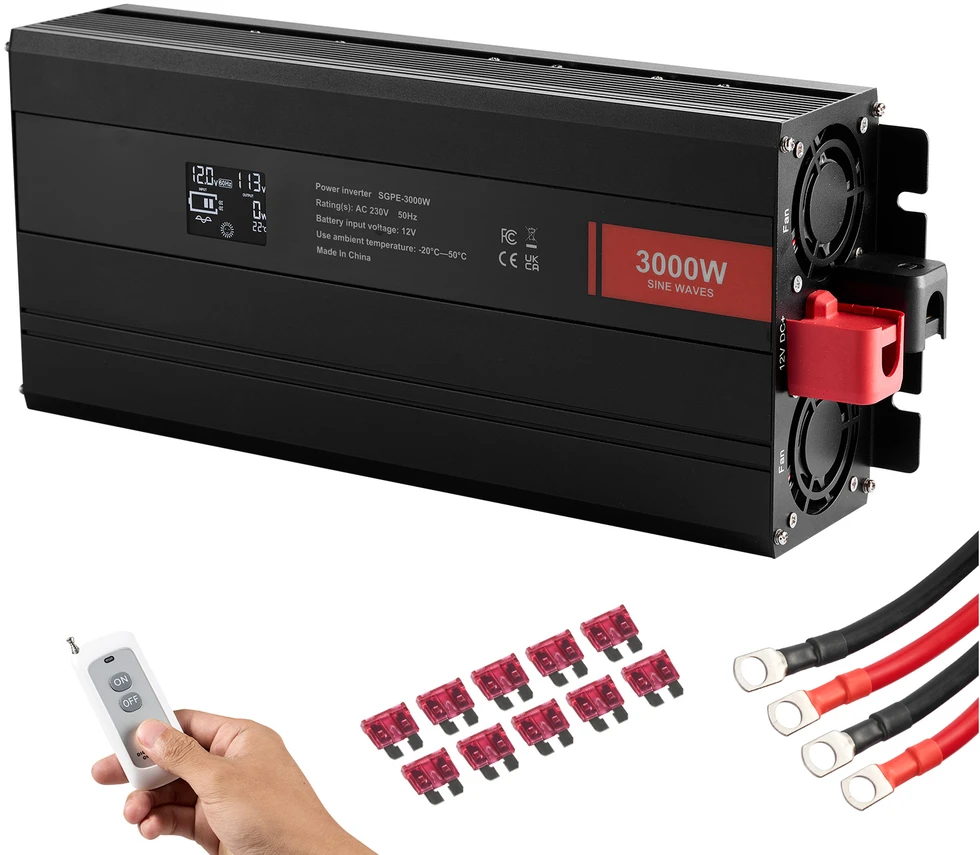 VEVOR Grynos sinusinės bangos inverteris 3000W