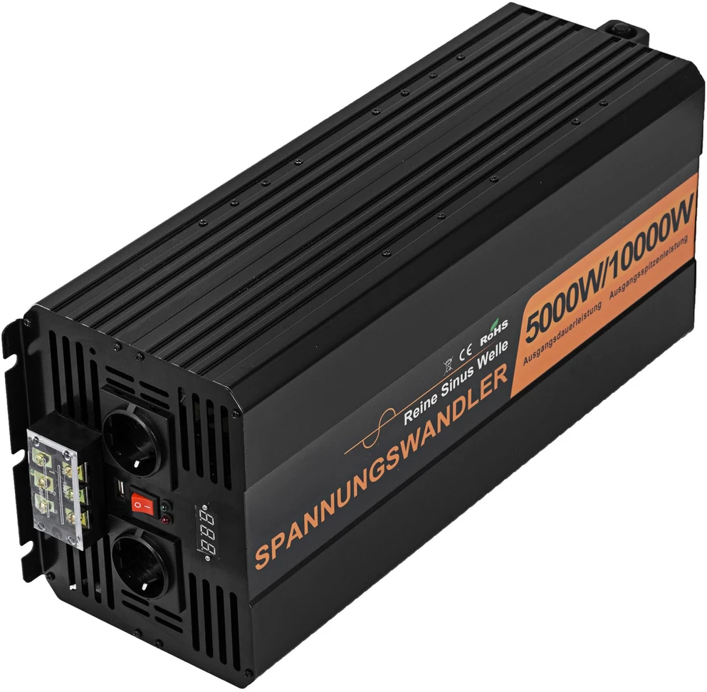 VEVOR 5000w 24v 230v grynųjų sinusų inverteris