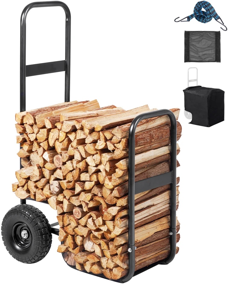 VEVOR Malkų vežimėlis 113.4kg talpos