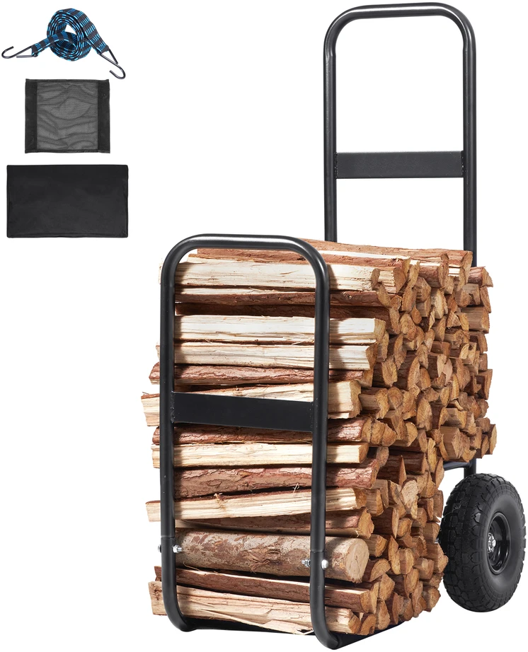 VEVOR Malkų vežimėlis 113.4kg talpos