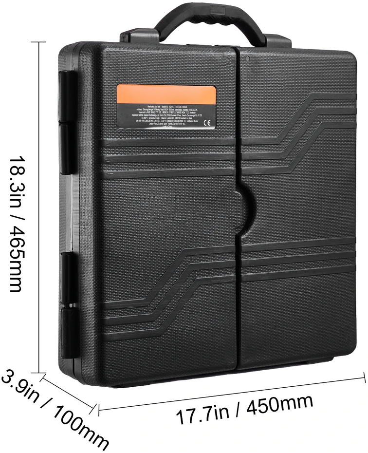 VEVOR 207 dalių mechaniko įrankių rinkinys