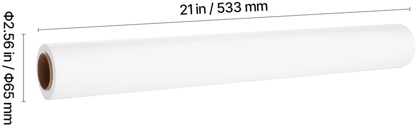 VEVOR Medicinos stalo popierius 53 cm x 38 m vienkartinis