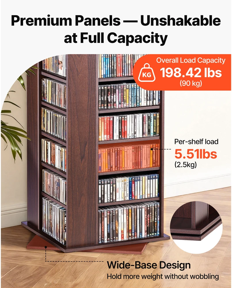 VEVOR Sukantis 4 pusių medijos bokštas, 1040 CD