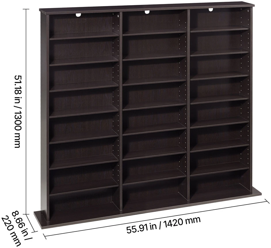 VEVOR Aštuonių lygių multimedijos spinta