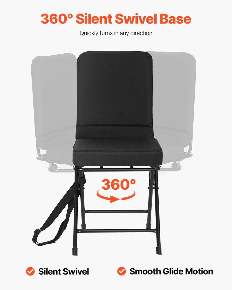 VEVOR Medžioklinė kėdė su 360° apsisukimu