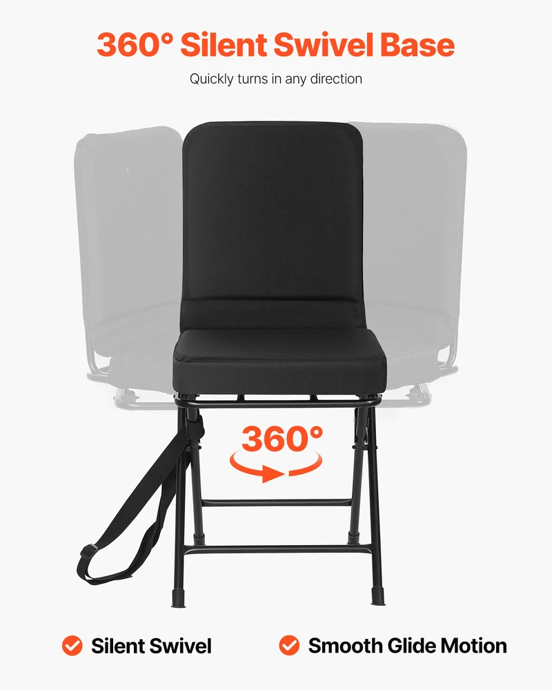 VEVOR Medžioklinė kėdė su 360° apsisukimu