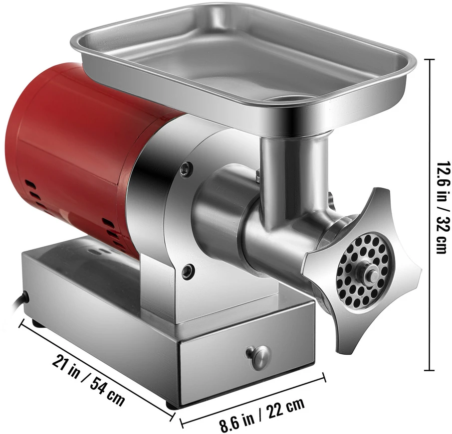 VEVOR Elektrinė mėsmalė 300 kg/val. 1100W