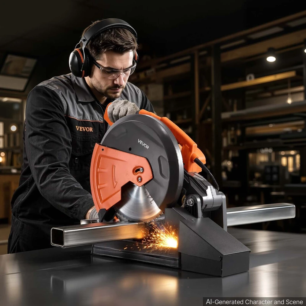 Metalo pjovimo staklės VEVOR 355G-3L, 2800 W