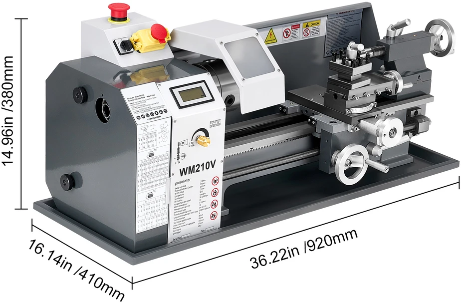 VEVOR Staklinė metalo tekinimo staklė 550W