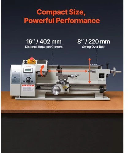 Metalo tekinimo staklės VEVOR TQ2240, 650 W