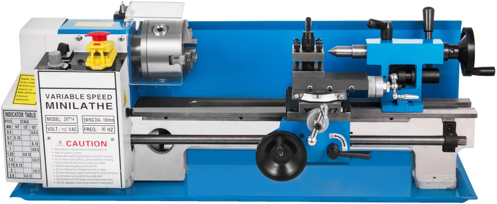VEVOR Mini metalo tekinimo staklės 550 W, 50-2500 RPM