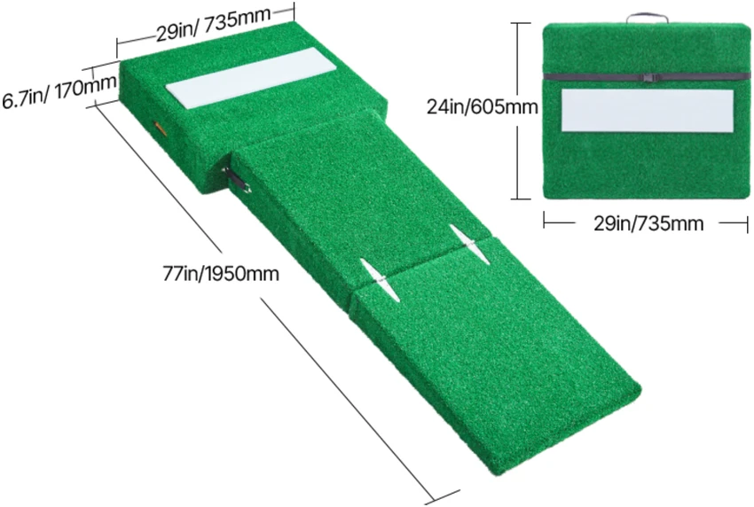 VEVOR Nešiojamas 195 cm metikų kalnelis beisbolui