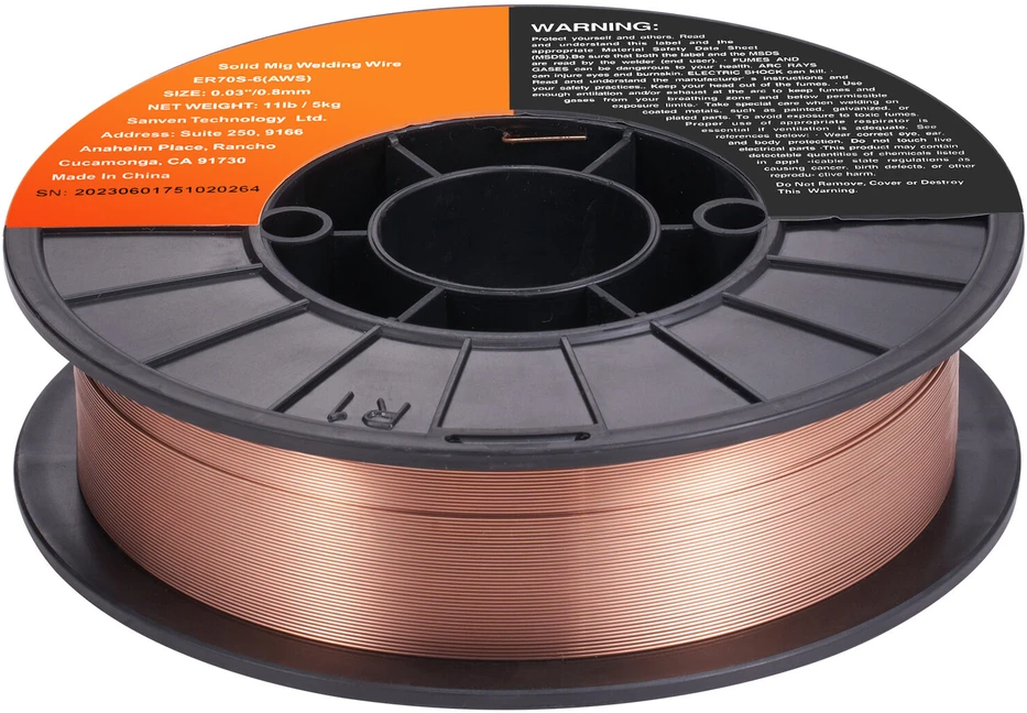 VEVOR Tvirta MIG suvirinimo viela, ER70S-6 0,8 mm, 5kg