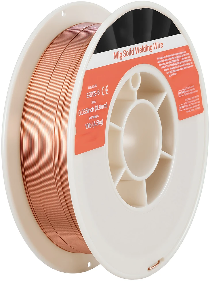 VEVOR Mig suvirinimo viela ER70S-6 0.9 mm 4.5kg