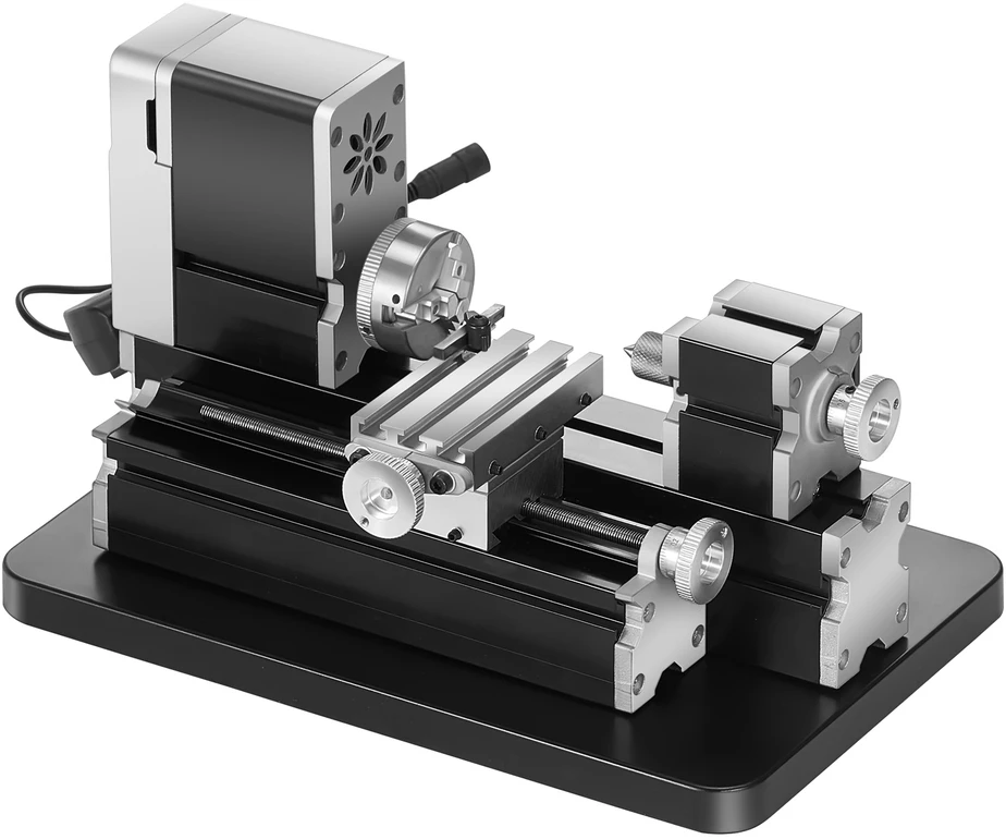 VEVOR Mini metalo tekinimo staklės 70 x 130 mm, 36W