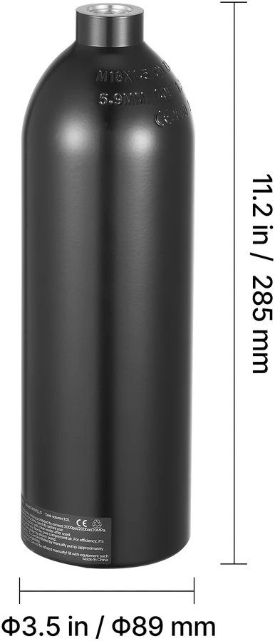 VEVOR Mini nardymo balionas, 1l nardymo įranga
