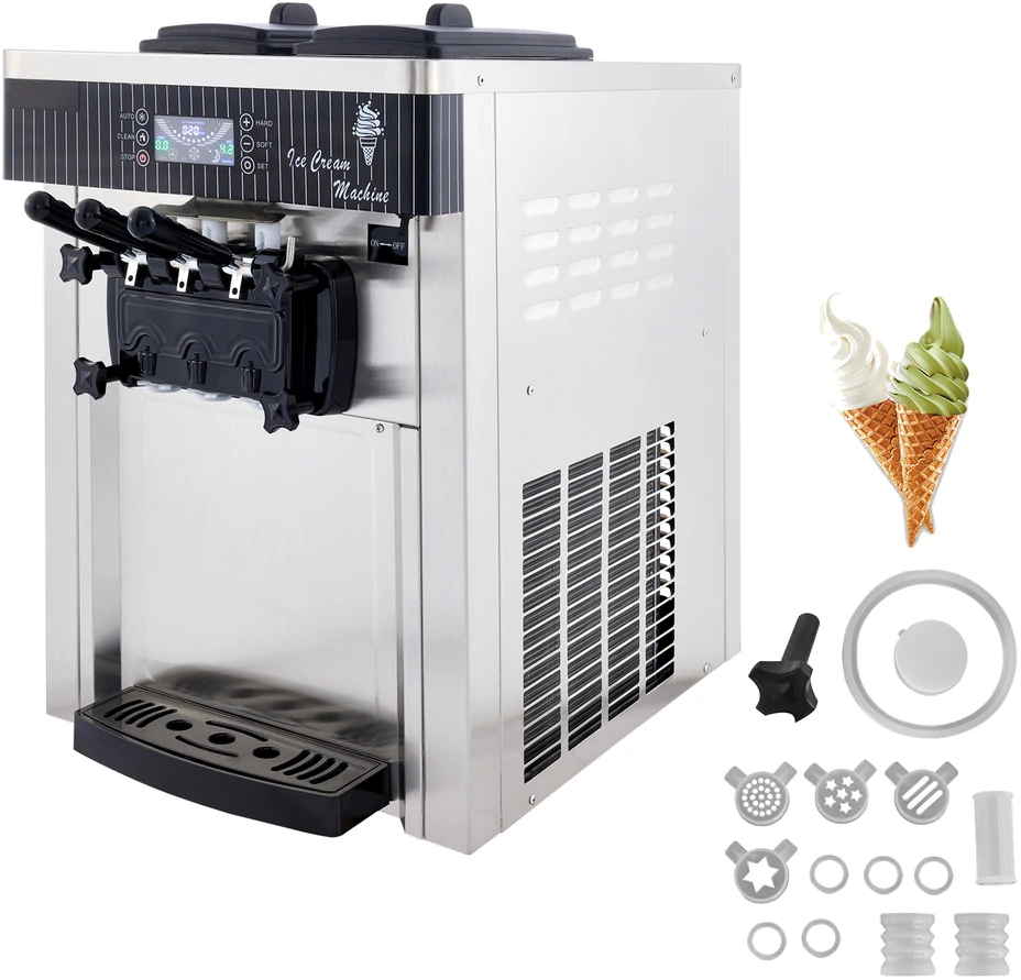 VEVOR Komercinė minkštų ledų mašina 2200W
