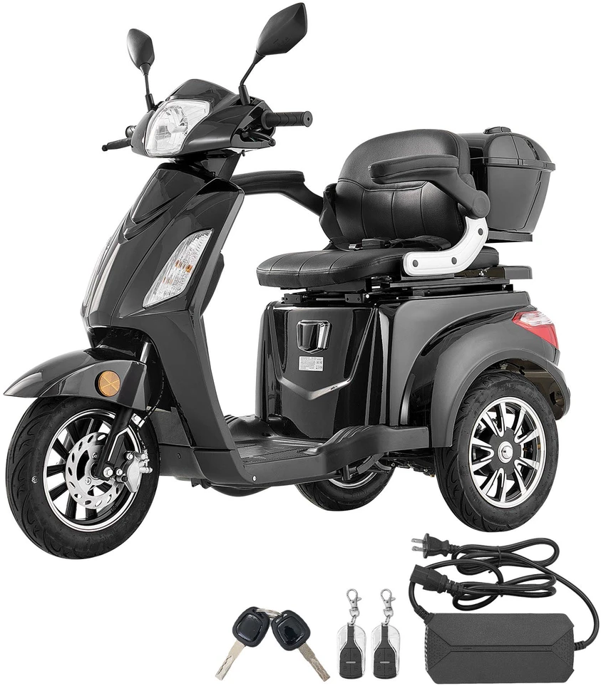 VEVOR Triratė elektrinė motoroleris senjorams ir suaugusiems