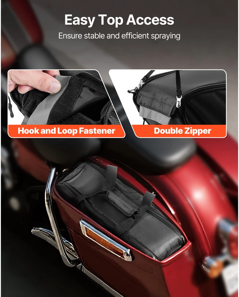 VEVOR Motociklo šoninės spintelės įdėklas, 18 L