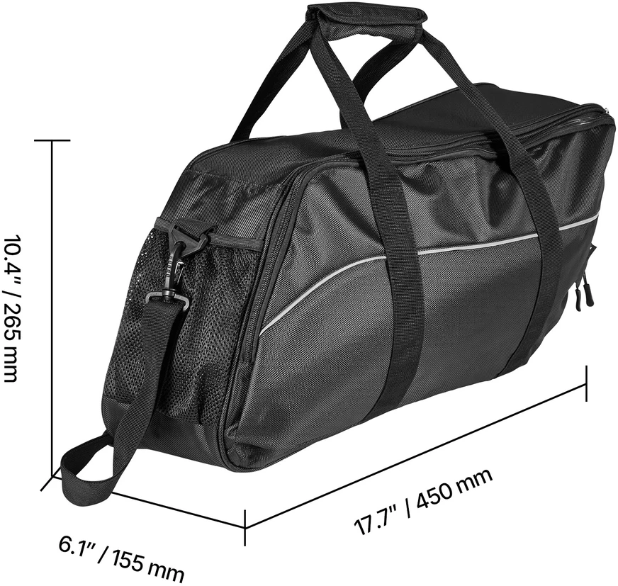 VEVOR Motociklo šoninės spintelės įdėklas, 18 L