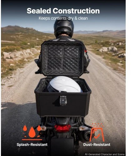 VEVOR Universalus motociklo galinis bagažinis 45 l