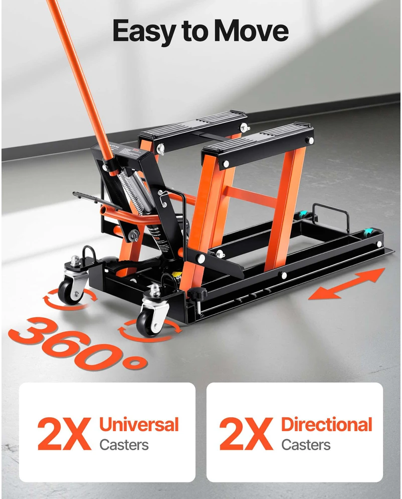 VEVOR Motociklų hidraulinis domkratas 700 kg