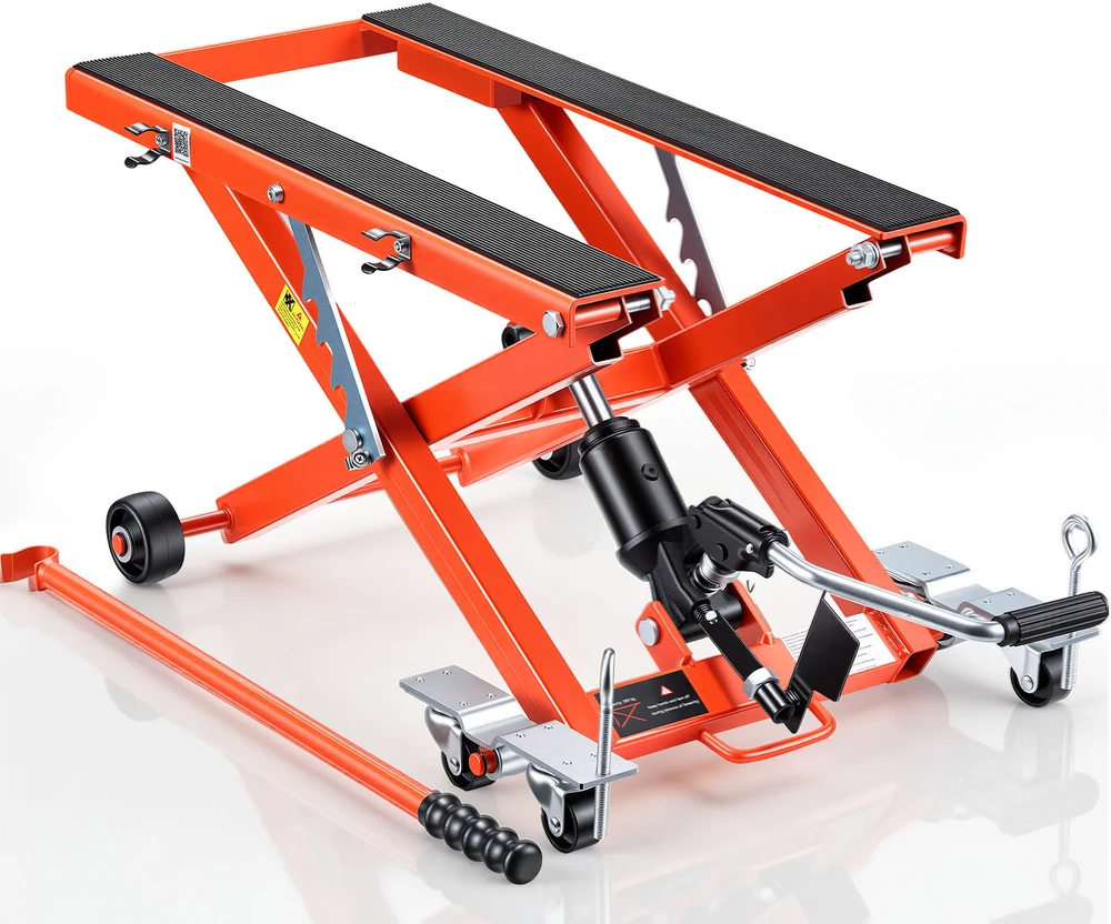 VEVOR Hidraulinis motociklų keltuvas, 499 kg talpa