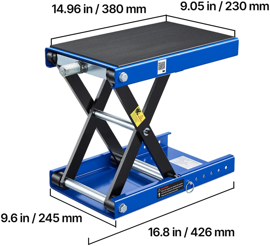 VEVOR Motociklų keltuvas 499 kg