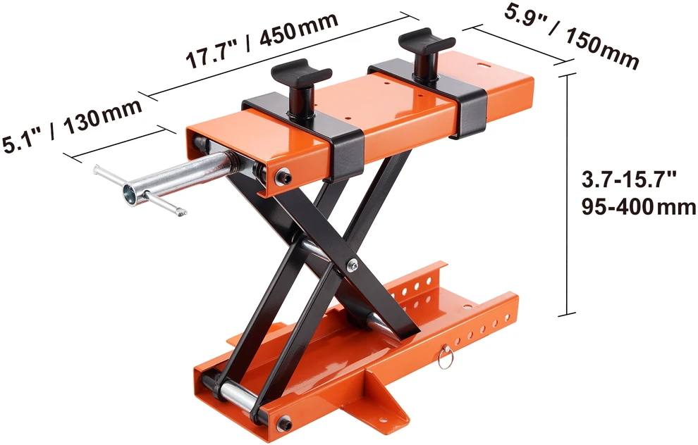 VEVOR Motociklų keltuvas žirklės 500 kg