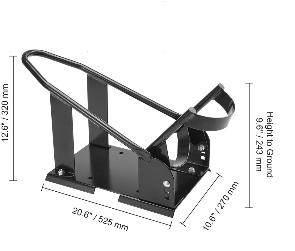 VEVOR Motociklų rato gaubtas, 816,5kg talpa