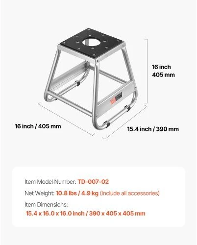VEVOR Motociklų stovas iki 500 kg apkrovai
