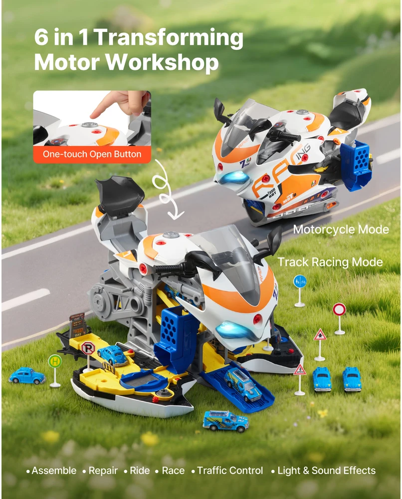 VEVOR Motociklo variklio žaislas vaikams