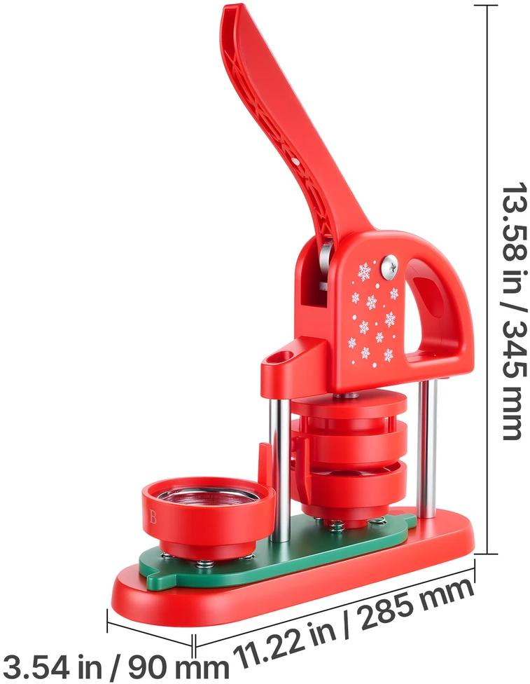 VEVOR Ženkliukų gaminimo prietaisas 58 mm
