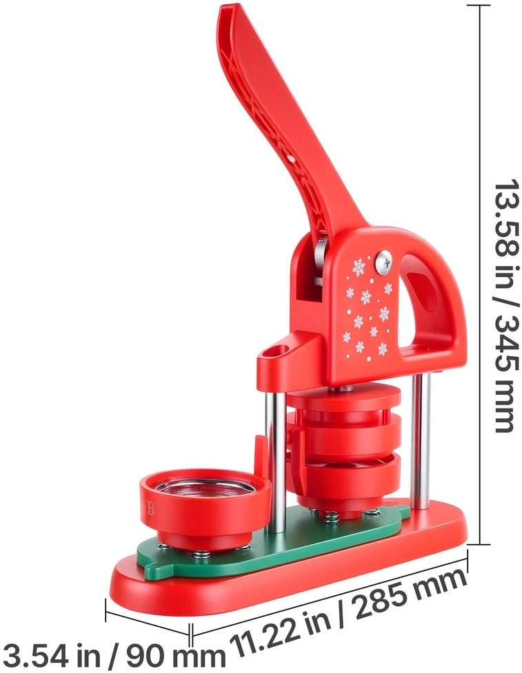 VEVOR Ženkliukų gaminimo prietaisas 58 mm