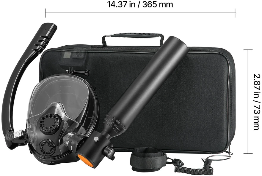 VEVOR 0,5 l nardymo rinkinys 10 m gyliui