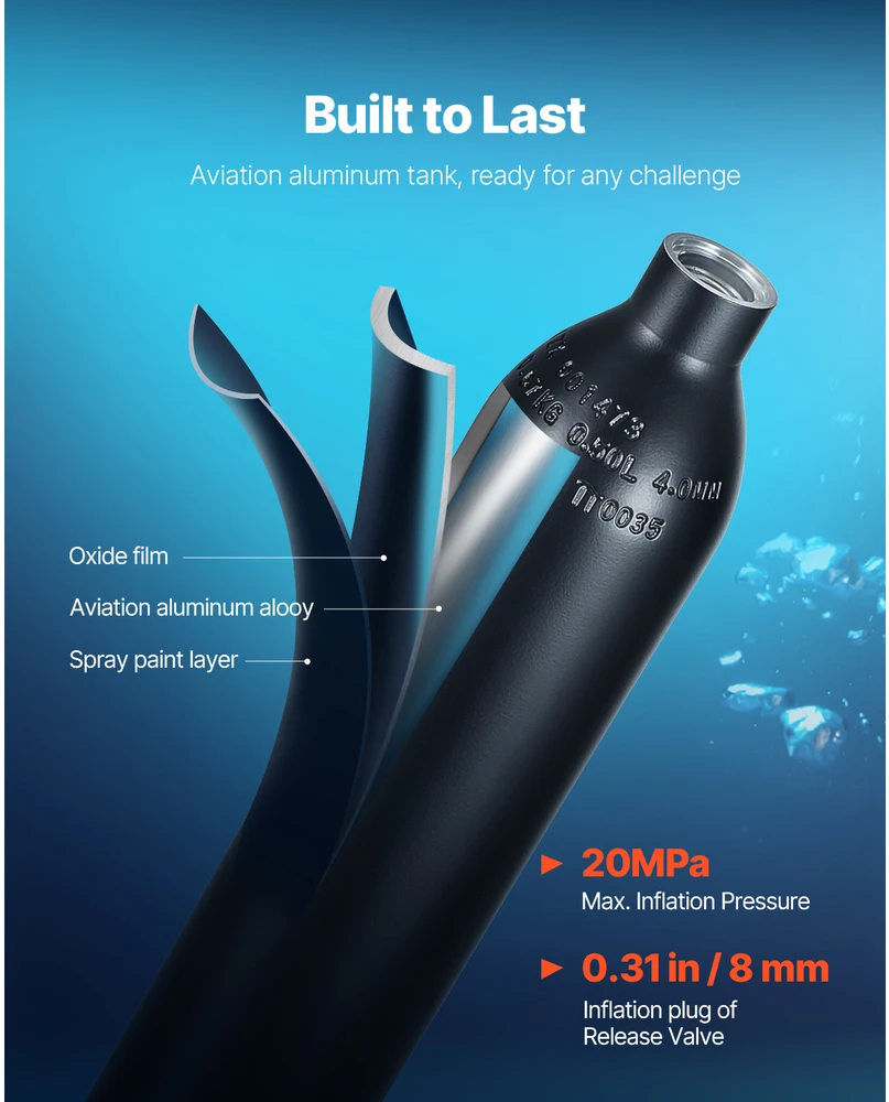 VEVOR 0.5 l nardymo bakas su pompa