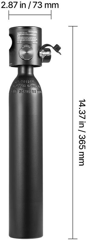 VEVOR 0.5 l povandeninis bakas su pompa