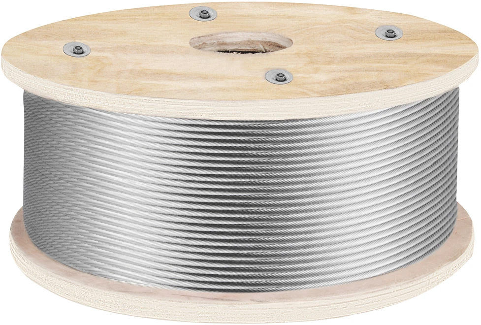 VEVOR 316 nerūdijančiojo plieno trosas 152 m, 4,8 mm