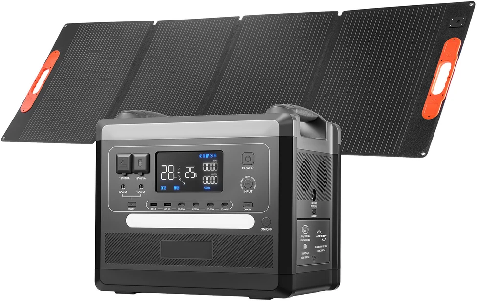 VEVOR Nešiojama saulės baterija 2400W
