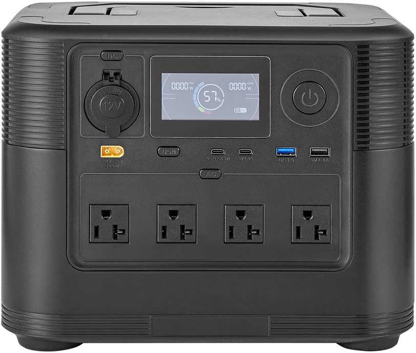 VEVOR Nešiojama saulės stotelė 1800W, 1008Wh