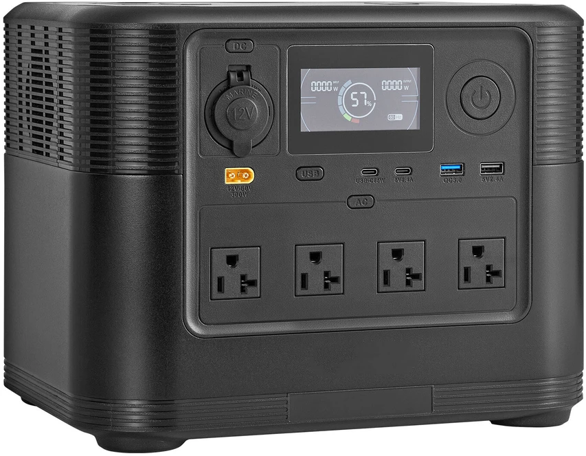VEVOR Nešiojama saulės stotelė 1800W, 1008Wh