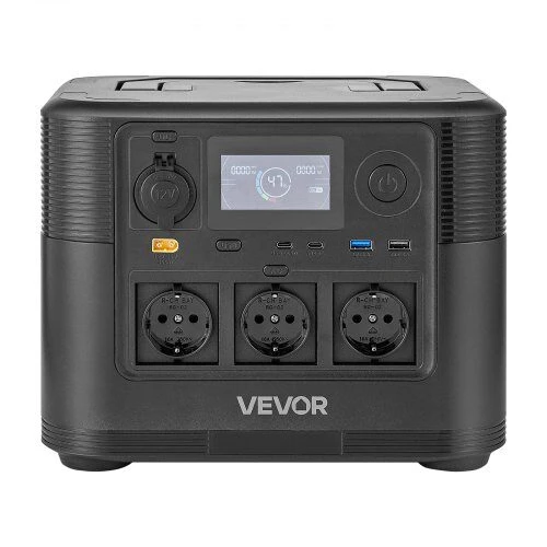 VEVOR Nešiojama saulės energijos stotis su 200W skydeliu