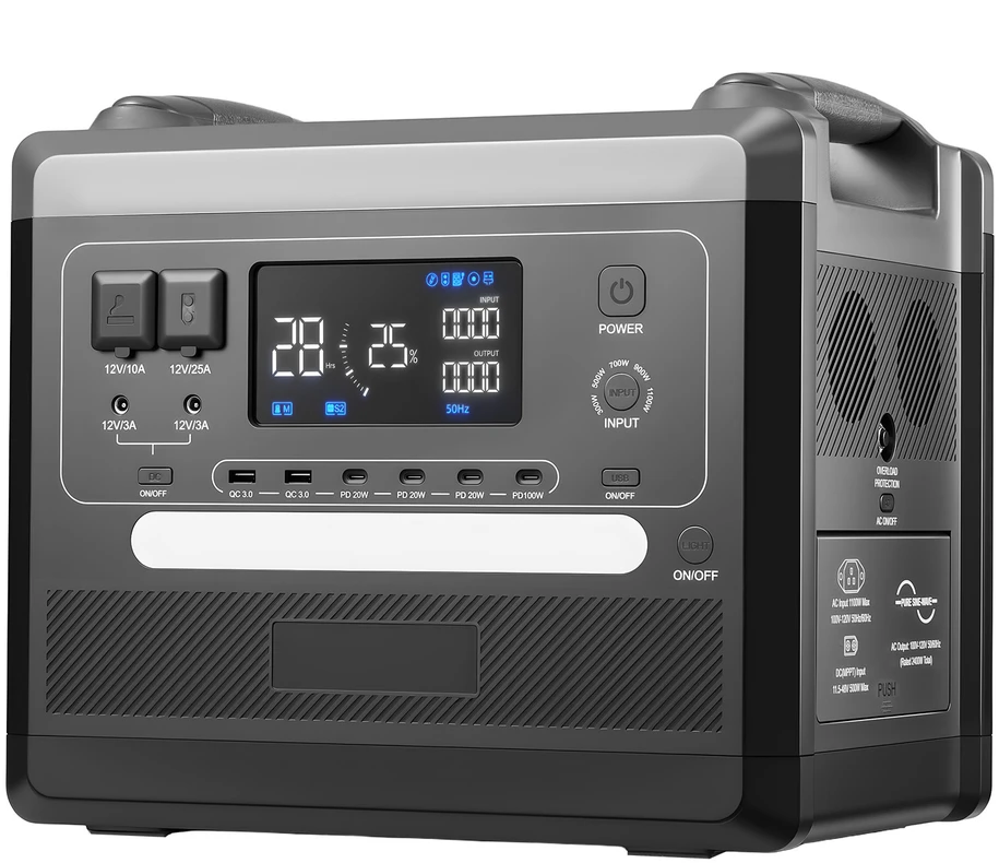 VEVOR Nešiojama 2400W saulės generatoriaus stotis
