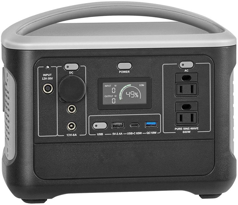 VEVOR Nešiojama 600W elektros stotis su LiFePO4 akumuliatoriumi