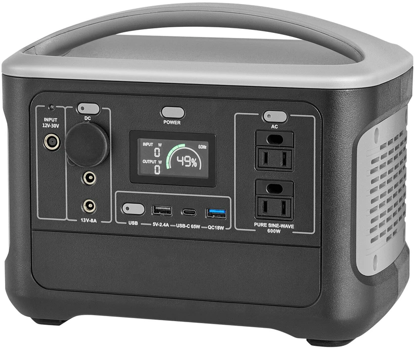 VEVOR Nešiojama 600W elektros stotis su LiFePO4 akumuliatoriumi