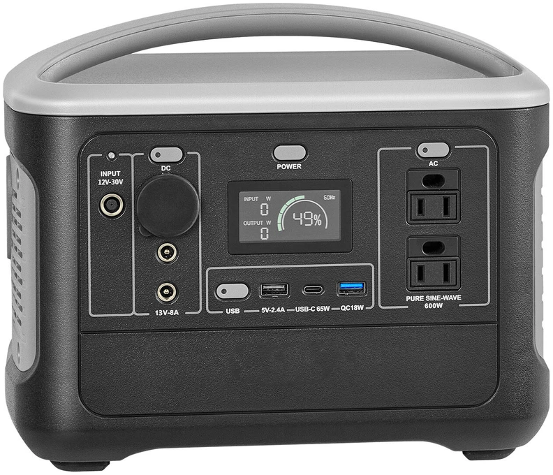 VEVOR Nešiojama 600W elektros stotis su LiFePO4 akumuliatoriumi