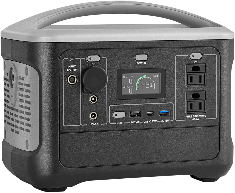 VEVOR Nešiojama 600W elektros stotis su LiFePO4 akumuliatoriumi