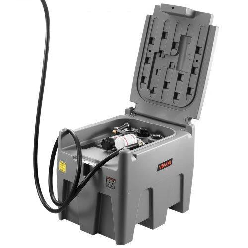 VEVOR Nešiojama dyzelino talpa 220 l su 12V siurbliu